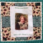 Image of Tribute Quilt Square for Barbara Anne Rochlin