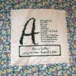 Image of Tribute Quilt Square for Annie Sutton