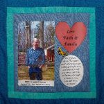 Image of Tribute Quilt Square for Fred Mergendahl