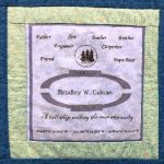 Image of Tribute Quilt Square for Bradley W. Calnan