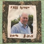 Image of Tribute Quilt Square for Fred Perron