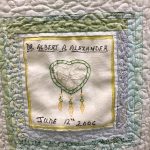 Image of Tribute Quilt Square for Dr. Albert Alexander