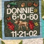 Image of Tribute Quilt Square for Donald Fournier