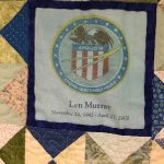 Image of Tribute Quilt Square for Len Murray