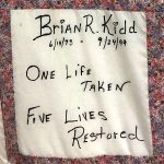 Image of Tribute Quilt Square for Brian R. Kidd