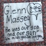Image of Tribute Quilt Square for Glenn Massey