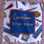 Image of Tribute Quilt Square for Chris Duffy