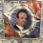 Image of Tribute Quilt Square for Mirek Pawlowski