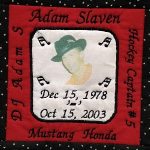 Image of Tribute Quilt Square for Adam Slaven