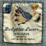 Image of Tribute Quilt Square for Dr. Cynthia Lucero