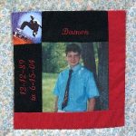 Image of Tribute Quilt Square for Damon Lasley