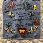 Image of Tribute Quilt Square for Beverly Dawson Moore