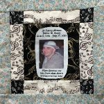 Image of Tribute Quilt Square for Jeffrey Barry