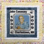 Image of Tribute Quilt Square for John Cananzey