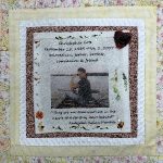 Image of Tribute Quilt Square for Christopher Cote